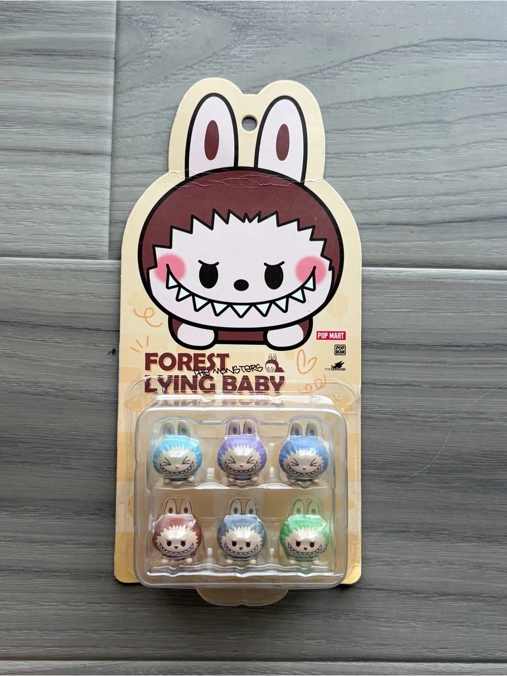Pop Mart Forest Lying Baby Th Monsters Pop Beans Limited